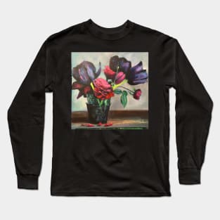 Dark Desire Floral Bouquet Long Sleeve T-Shirt